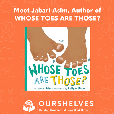Meet Jabari Asim, author of WHOSE TOES ARE THOSE?